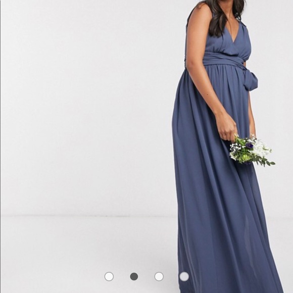 Maternity top wrap dress - Picture 2 of 4